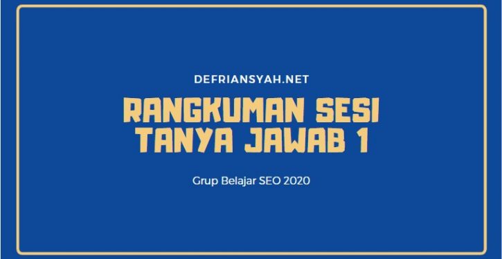 Belajar SEO