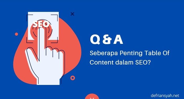 Seberapa Penting Table Of Content
