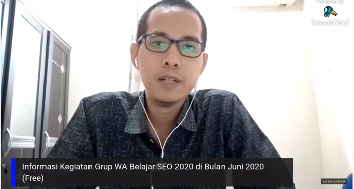 Informasi Kegiatan Belajar SEO Juni 2020