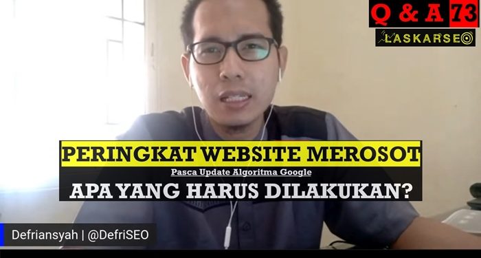 Peringkat Website Merosot Pasca Update Algoritma