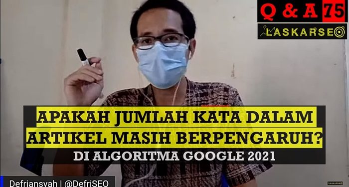Apakah jumlah kata dalam artikel masih berpengaruh