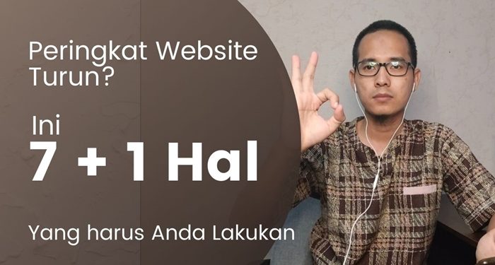 Peringkat Website Turun