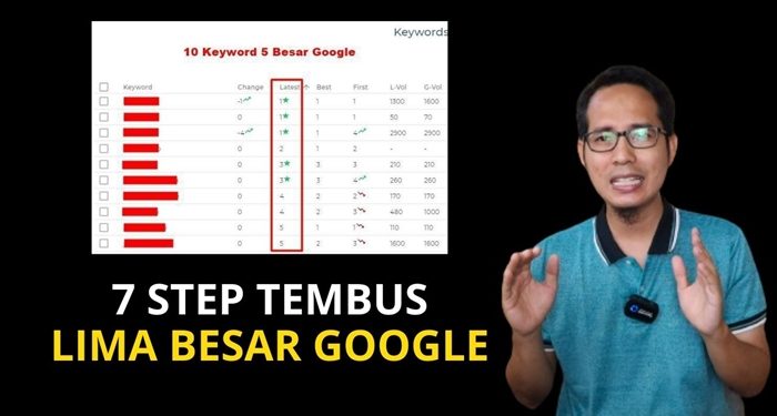 7 Step Tembus 5 Besar Google