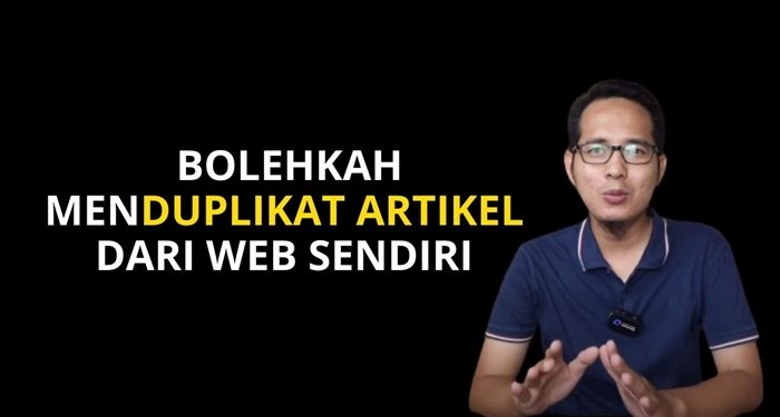 Bolehkah Menduplikat dari Web Sendiri