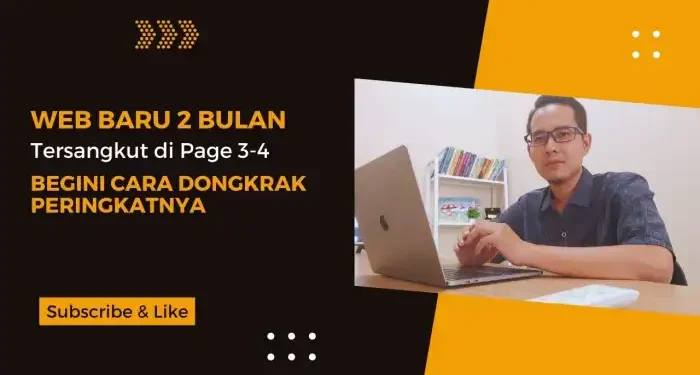 Belajar SEO - Web Baru 2 Bulan